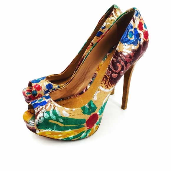 Aldo Shoes - Aldo Paint Stroke High Heels Pumps